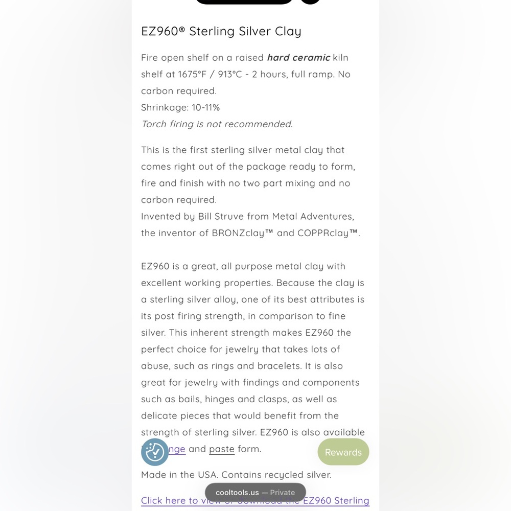 EZ960 Sterling Silver Clay - Picture 11 of 11